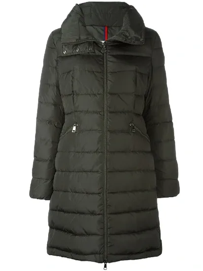 Moncler 'flammette' Daunenmantel In Green