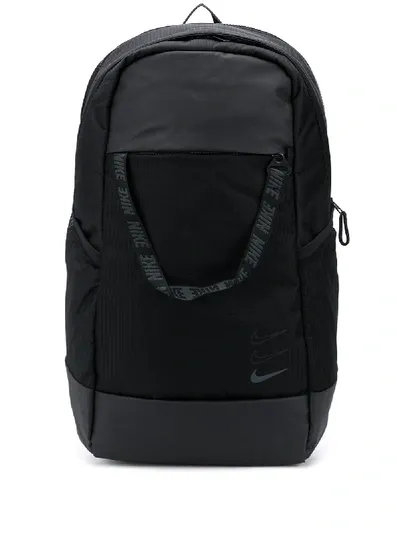 Nike Sportswear Essential Logo-print Backpack In Black