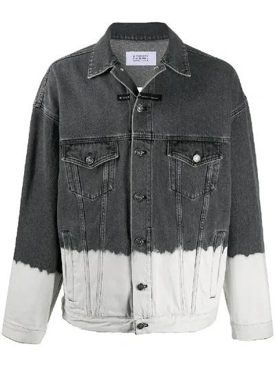 Givenchy Dégradé Effect Denim Jacket In Black