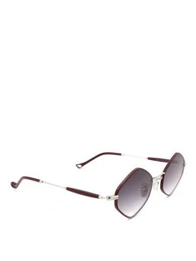 Eyepetizer Deux Bordeaux Sunglasses In Burgundy