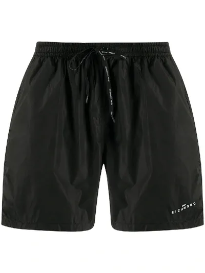 John Richmond 'gerald' Badeshorts In Black