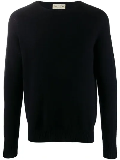 Ma'ry'ya Long-sleeved Cashmere Jumper In Blue