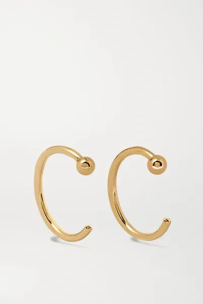 Melissa Joy Manning 14-karat Gold Hoop Earrings