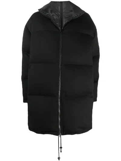 Simonetta Ravizza Oversized Padded Jacket In Black