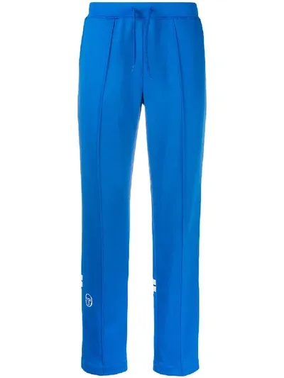 Sergio Tacchini Stripe-detail Track Pants In Blue