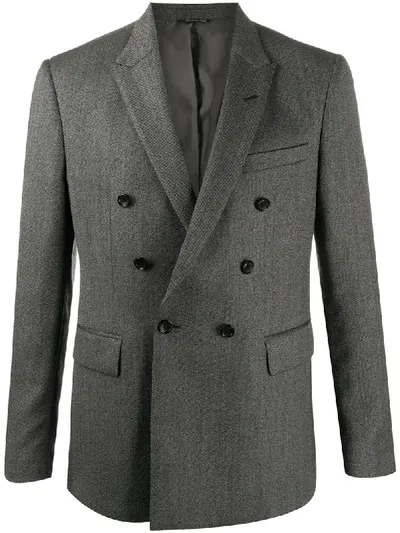 Reveres 1949 Double-breasted Suit Jacket In Grey