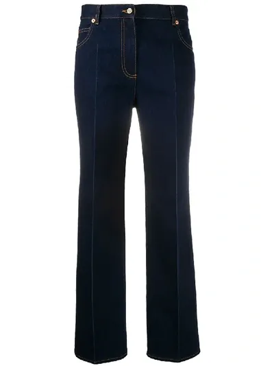 Valentino Straight-leg Jeans In Blue