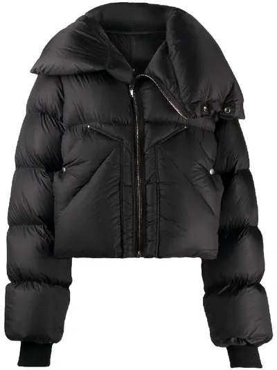 Rick Owens Down Padded Jacket In Black