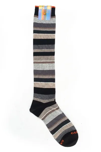 Gallo Long Sock Black Cotton Man