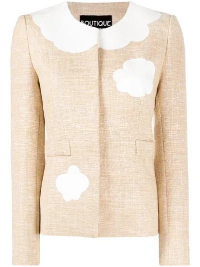 Moschino 'cloud' Jacke In Neutrals