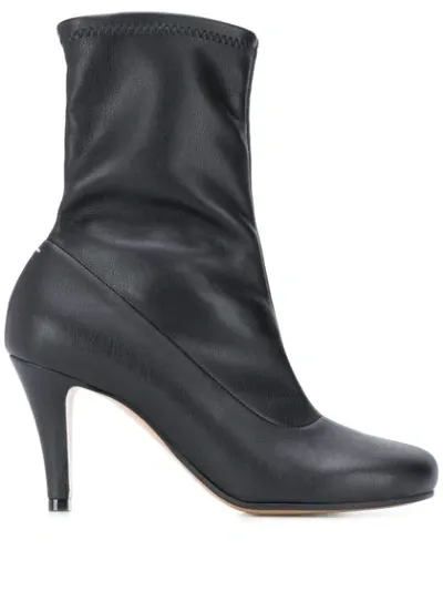 Maison Margiela Tabi Sock-style Ankle Boots In Black