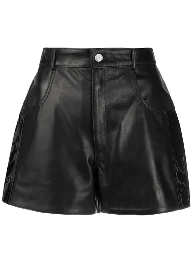 Manokhi Taylor High-waisted Shorts In Black