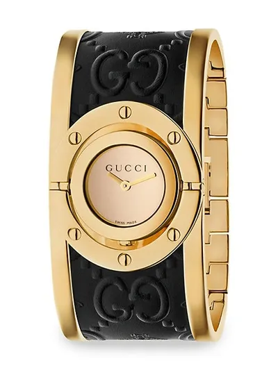 Gucci Twirl Ssima Bangle Watch