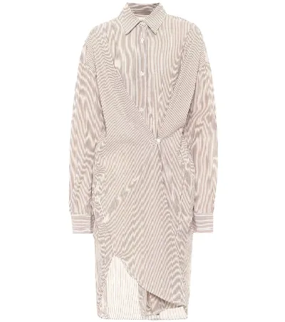 Isabel Marant Étoile Seen Cotton Shirt Dress In Ochre