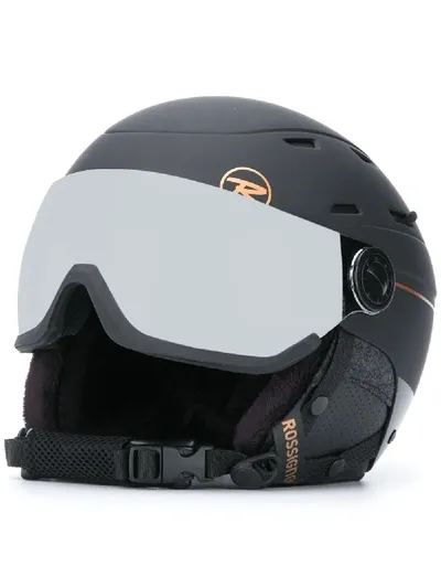 Rossignol Allspeed Visor Impacts Helmet In Black