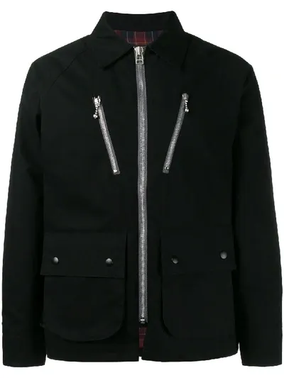 Neighborhood Luker Cotton Cycle Jacket In Black