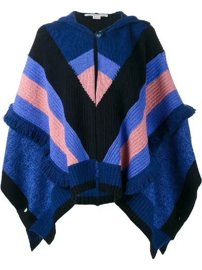 Stella Mccartney 'snow' Cape In Blue