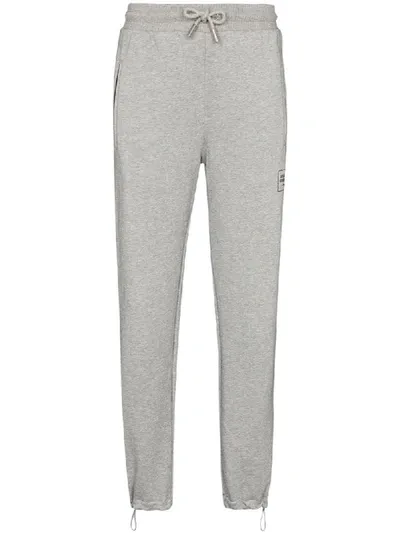 Opening Ceremony Small Box Logo-patch Track Pants In Grey