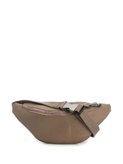 Eastpak Springer Leather Belt Bag In Neutrals