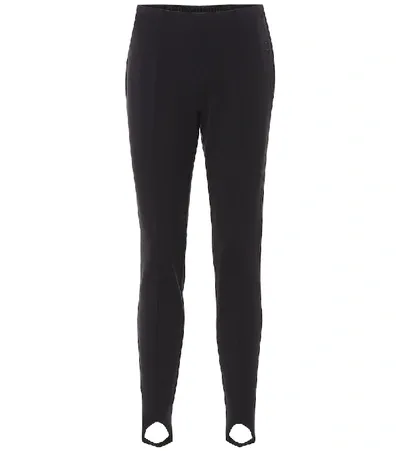 Bogner Elaine Stirrup-cuff Soft-shell Ski Trousers In Black