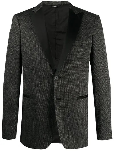 Tonello Virgin Wool Blend Dinner Jacket In Black