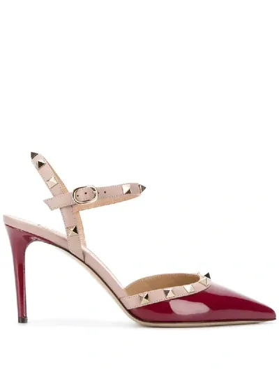 Valentino Garavani 'rockstud' Pumps In Red