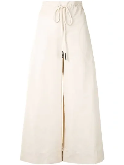 Lee Mathews Reo Wide-leg Trousers In Neutrals