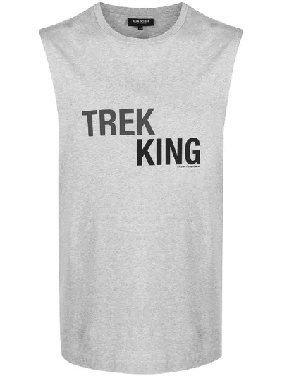 Ron Dorff Trek King Tank T-shirt In Grey