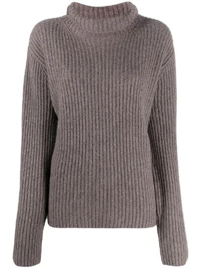 Sminfinity High Neck Jumper In Grey