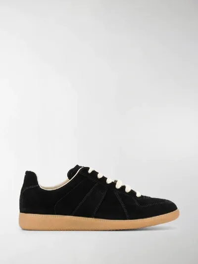 Maison Margiela Replica Low-top Sneakers In Black