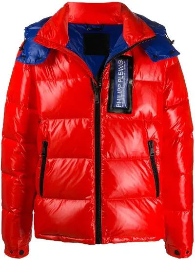 Philipp Plein Nylon Jacket Anniversary 20th In Orange