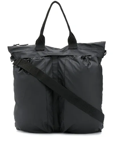 Rains Large Tote Bag In Black