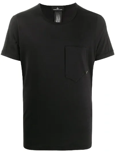 Stone Island Shadow Project Graphic Print T-shirt In Black