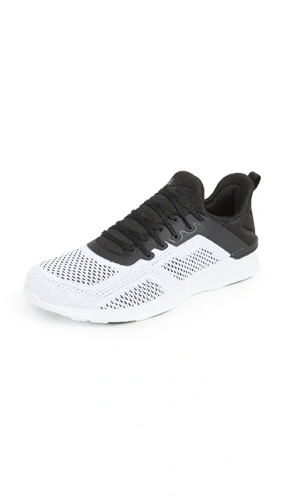 Apl Athletic Propulsion Labs Techloom Tracer Mesh And Neoprene Running Trainers In White