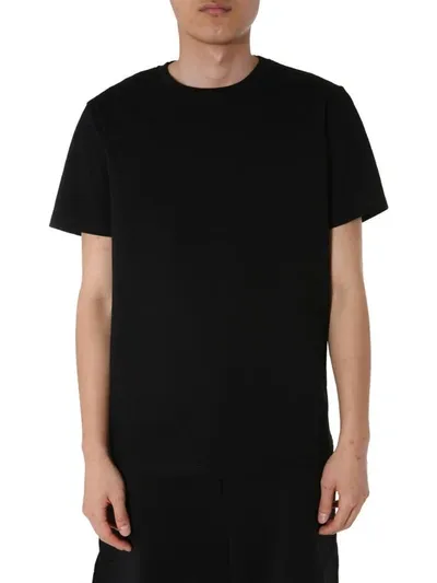 Moschino Round Neck T-shirt In Black