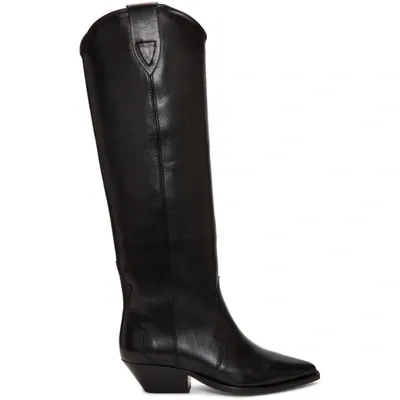 Isabel Marant Ssense Exclusive Black Denvee Boots