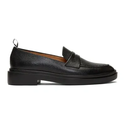 Thom Browne Black Lightweight Sole Penny Loafers