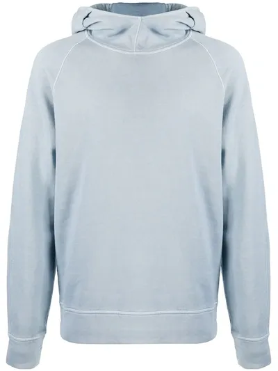 C.p. Company Long-sleeve Hoodie In Blue