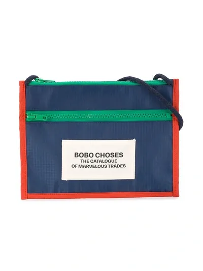 Bobo Choses Kids' 'passport' Schultertasche In Blue