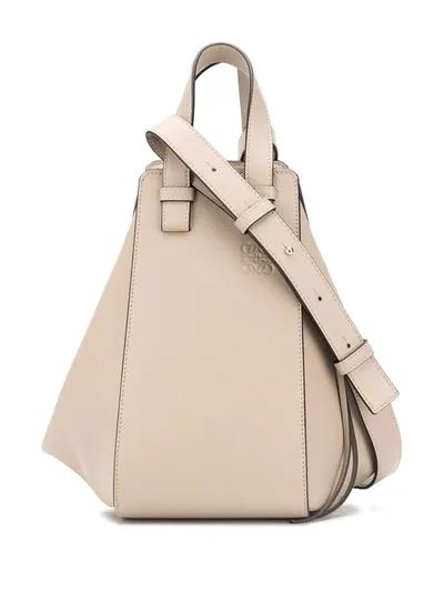 Loewe Hammock Small Bag In Neutrals