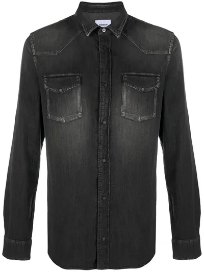 Dondup Black Denim Shirt