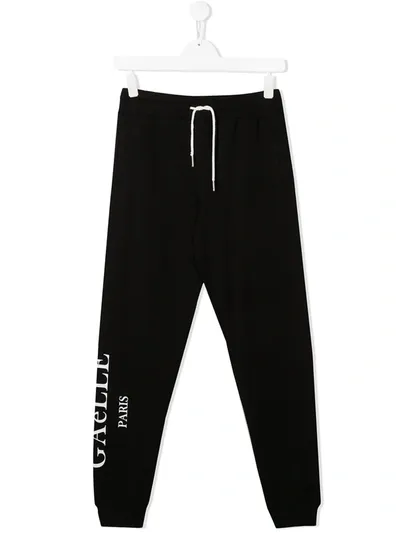 Gaelle Paris Kids' Jogginghose Mit Logo In Black