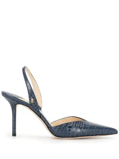 Jimmy Choo Thandi 85mm Pumps In Blue