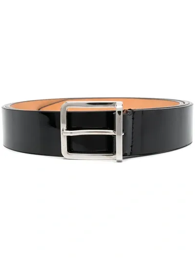 Dsquared2 Leather Belt In Schwarz