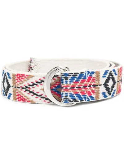 Isabel Marant Nyessa Woven-effect Belt In White