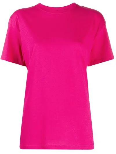 Valentino Vltn Print T-shirt In Pink