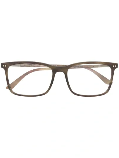 Giorgio Armani Blur Pattern Glasses In Grey