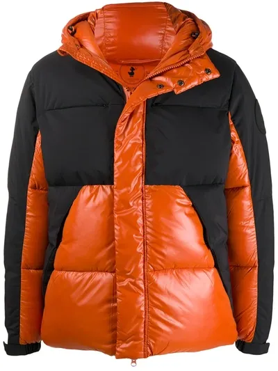 Save The Duck Luma Two-tone Padded Jacket In Black