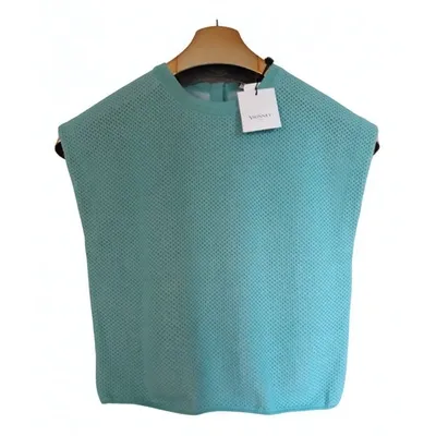 Pre-owned Vionnet Jumper In Turquoise