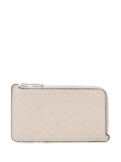 Loewe Coin Cardholder In Neutrals